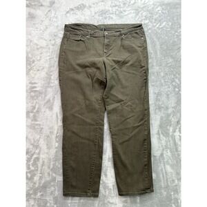 Gap Jeans Premium Skinny Womens 16/33 Green Stretch Walking Beach Spring Denim